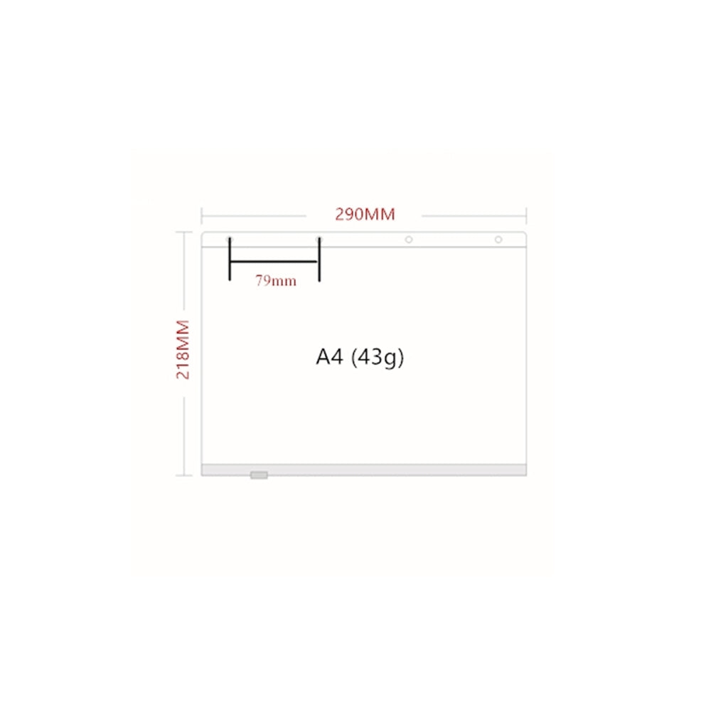 A4/A5/A6/A7/B5 12pcs Frosted Cash Envelopes PVC Budget Envelopes Translucent Zipper Pouch