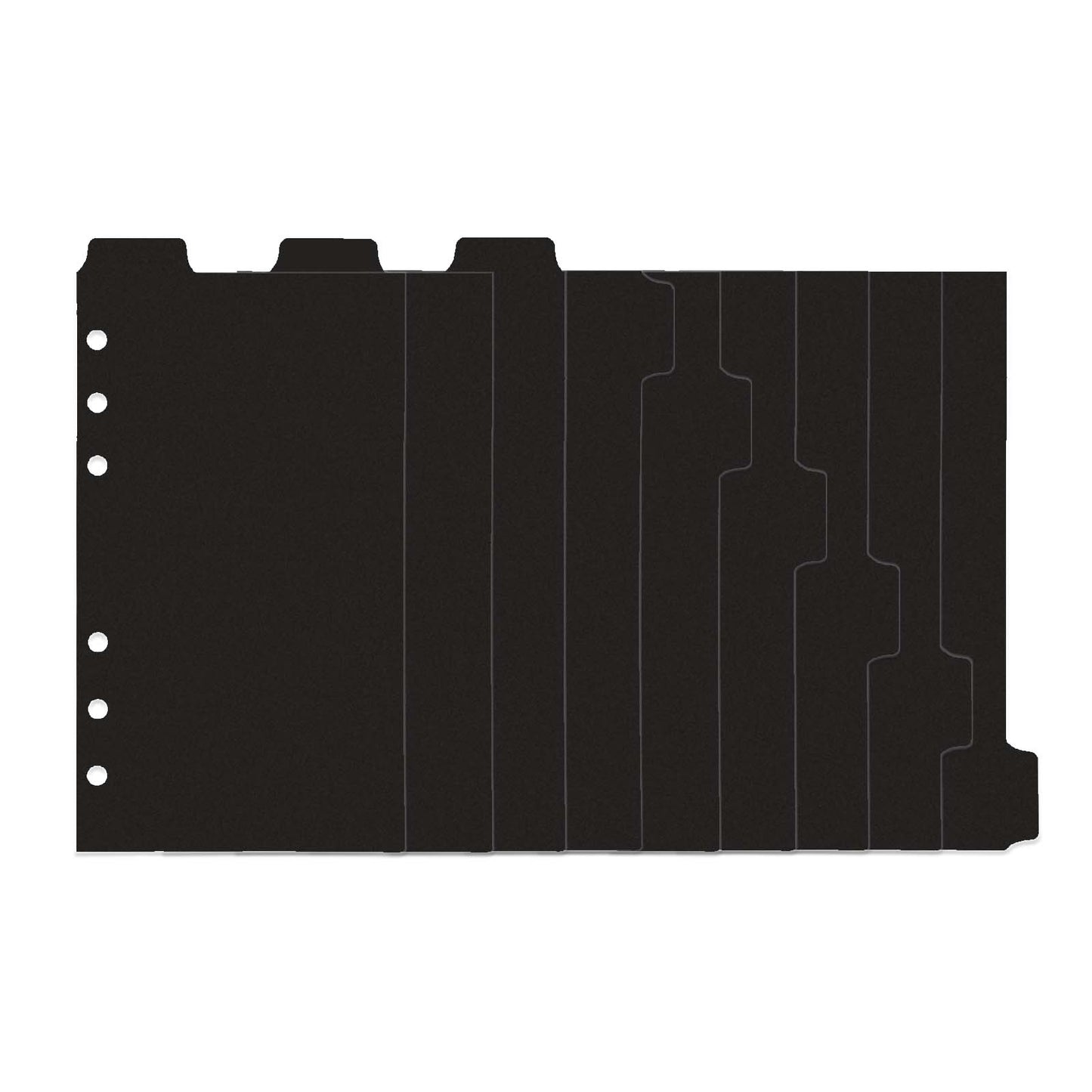 A5 A6 Binder Index Dividers Top Tab and Side Tab Binder Dividers 6 Holes Page Dividers