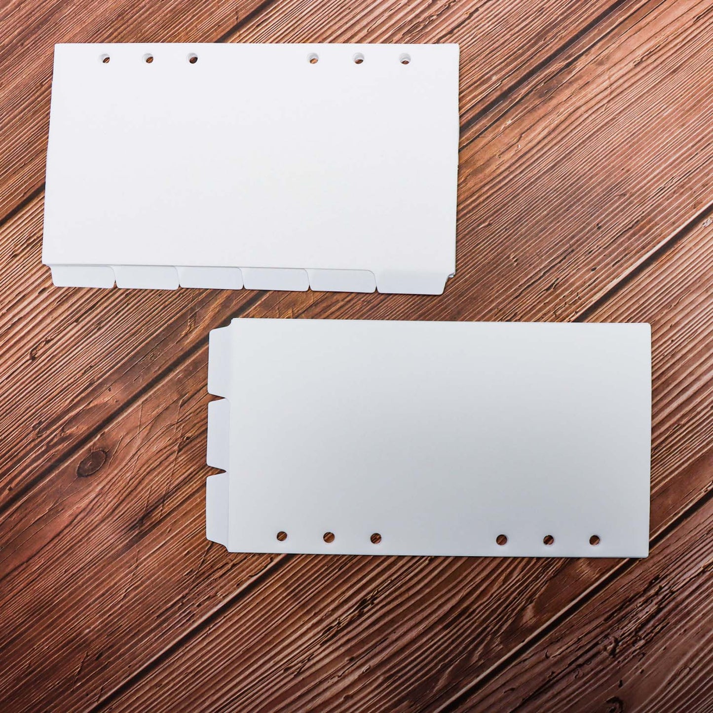 A5 A6 Binder Index Dividers Top Tab and Side Tab Binder Dividers 6 Holes Page Dividers