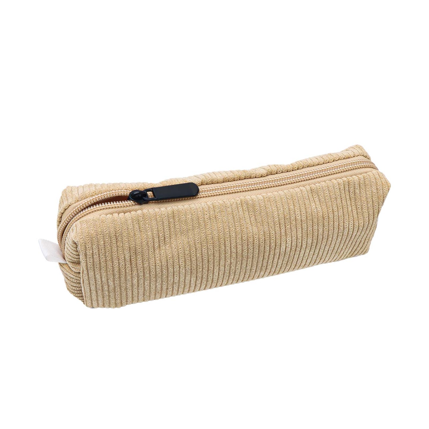 Corduroy Pencil Case Solid Zipper Pencil Pouch Soft Pen Bag Stationery Organizer Storage Bag