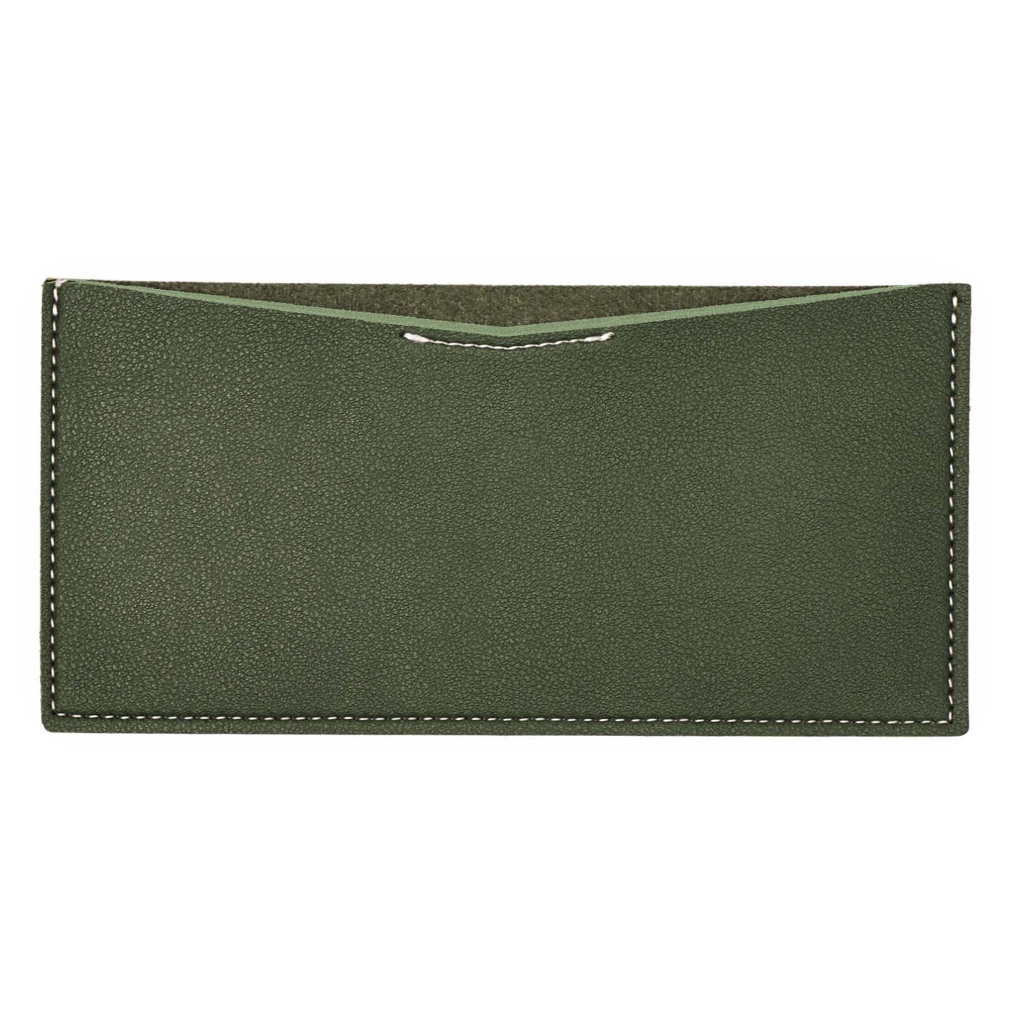 PU Leather Cash Envelope Wallet Zippless Cash Stuffing Wallet Reusable Money Organizer