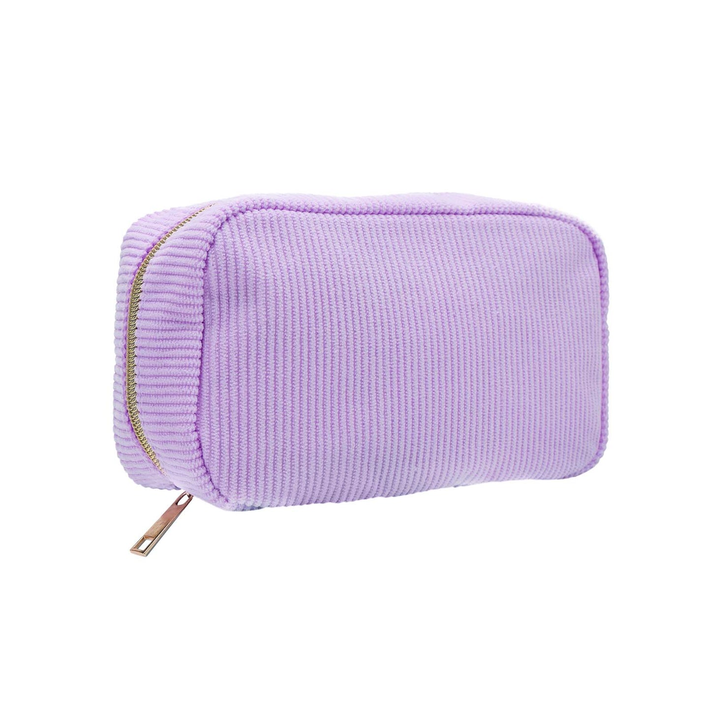Corduroy Makeup Bag Solid Cosmetic Bag Brushes Organizer Travel Toiletry Zipper Pouch Storage Bag