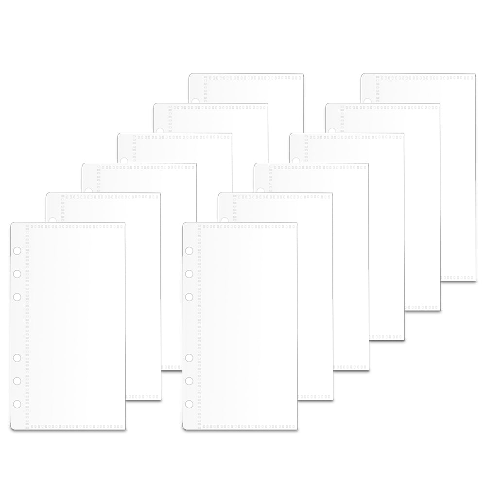A6 Cash Envelopes 12pcs Money Envelopes Cash Stuffing Envelopes Side Open Budget Envelopes for 6 Ring Binder