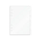 A5 A6 A7 Index Dividers Clear Acrylic 6 Tabs Divider Page Plate Inner Paper Spacer Planner Journal Loose Leaf Binder Dividers