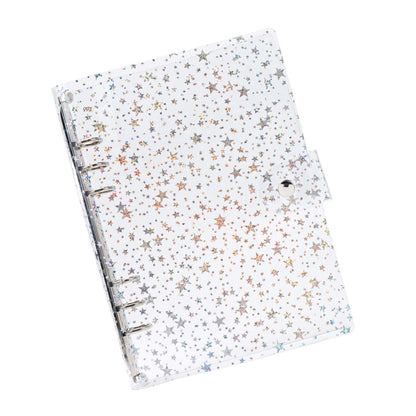 A5 Binder Cover 6 Ring Binder Soft PVC Planner Cover Refillable Notebook Shell