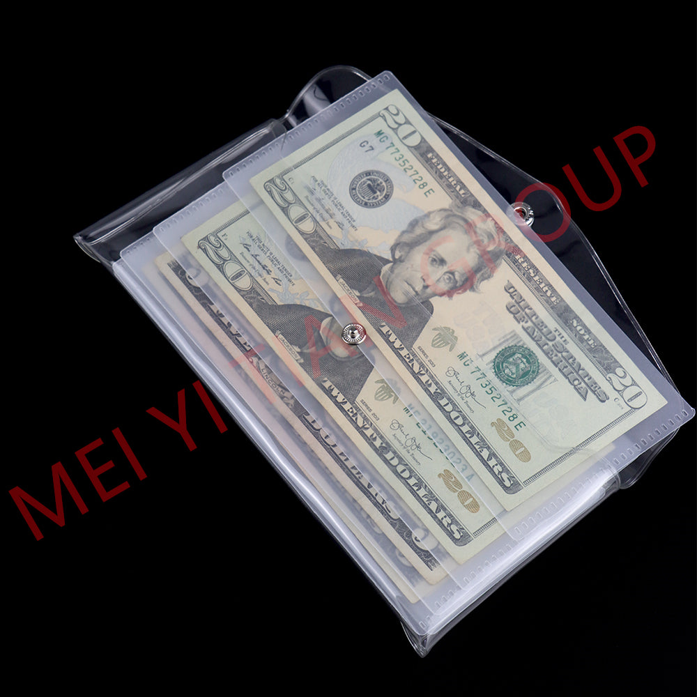 Cash Envelopes Frosted PP Budget Envelope Budgeting System Wallet Pocket