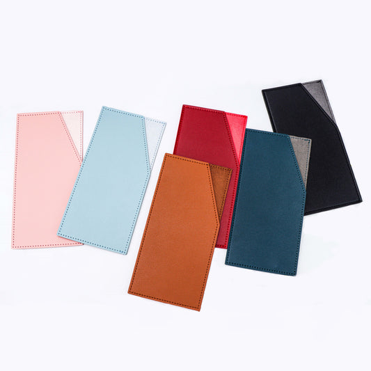 PU Leather Cash Envelopes Reusable Envelope Cash Wallet Money Card Holder