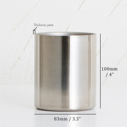 Stainless Steel Pen Holder Cup for Home Office Desk Organizers